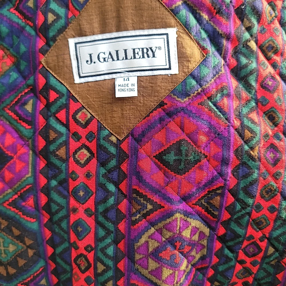 J.Galleryvintage 80‎ 90 Transformer Wool Brown Long Coat - Picture 6 of 12